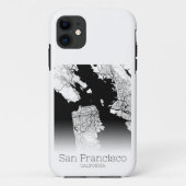 Modern San Francisco City Map Case-Mate iPhone Hülle (Rückseite)