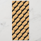 Modern Sandwich Shop Deli Logo Menü Menükarte (Rückseite)