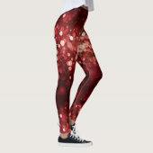 Modern Santa Costume Cute Fun Christmas Leggings (Rechts)