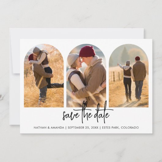 Modern Save The Date (Vorderseite)