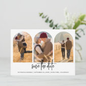 Modern Save The Date (Stehend Vorderseite)