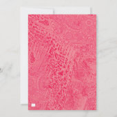 Modern Save the Date Card | 12x18 Flat Invite (Rückseite)