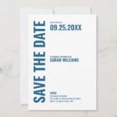 Modern Save the Date einladen Einladung (Vorderseite)