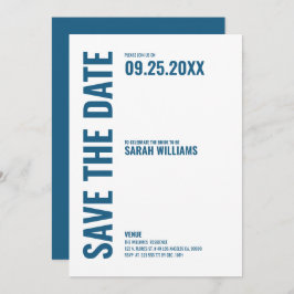 Modern Save the Date einladen Einladung
