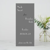 Modern Save the Date Logo (Stehend Vorderseite)