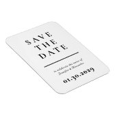 Modern Save the Date Magnet (Rechte Seite)