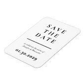 Modern Save the Date Magnet (Linke Seite)