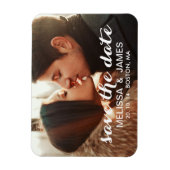 Modern Save the Date Magnet with Foto (Vertikal)