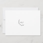 Modern Save the Date Powder Blue (Rückseite)