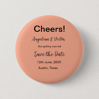 Modern Save the Date schlicht und elegant Button