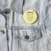 Modern Save the Date schlicht und elegant Button (Beispiel)