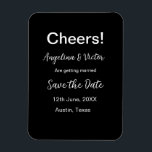 Modern Save the Date schlicht und elegant Magnet<br><div class="desc">Gestaltung</div>