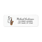 Modern Saxophone Music Lover Return Address        (Vorne)