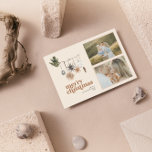 Modern Scandi Boho Neutral Familie 2 Foto froh Feiertagskarte<br><div class="desc">'Willkommen den Weihnachtsgeist in Ihrem Zuhause in diesem Jahr und fügen Sie eine Touch des modernen Boho Stil zu Ihrem Urlaub Grüße mit diesem neutralen Foto Frohe Weihnachtskarte! Mit seinen warmen, erdigen Farben wird es sicher ein Gefühl von gemütlicher Ruhe und Freude auf Ihre Zuhause bringen. Mit zwei Ihrer Lieblings-Fotos...</div>