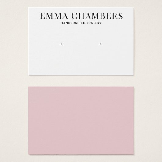 Modern schick rosa gestaltete Grafikkarten (Vorne & Hinten)