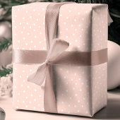 Modern schicker Streifen in Weiß und Rosa, Zickzac Geschenkpapier Set