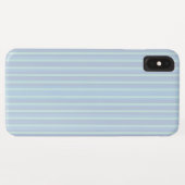Modern schimmernd blau gestreift Case-Mate iPhone hülle (Rückseite (Horizontal))
