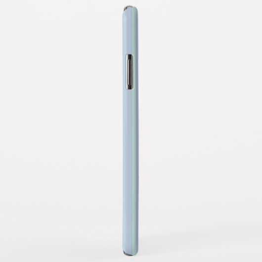 Modern schimmernd blau gestreift Case-Mate iPhone hülle (Hinten/Rechts)