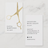 Modern schimmerndes Logo für die Styleszisse mit G Visitenkarte (Vorne/Hinten)