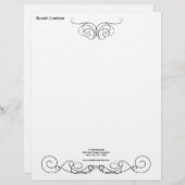 Modern schlicht Beruflich Briefbogen (Vorne/Hinten)