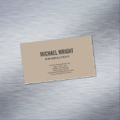 Modern Schlicht einfach Minimalistisch Magnetische Visitenkarte (Beispiel)