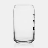 Modern schlicht Ja, Personalisiert benennen Dosenglas (Rechts)