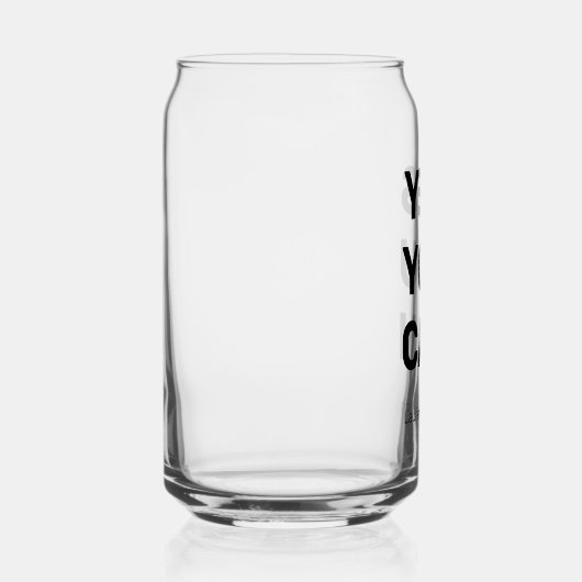 Modern schlicht Ja, Personalisiert benennen Dosenglas (Rechts)