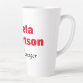 Modern schlichter, schlichter, weißer, minimalisti milchtasse (Rechts)