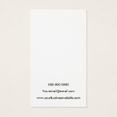 Modern Schwarz-Weiß-Ohrring-Display (Rückseite)