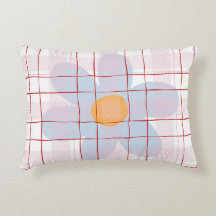 Modern scottish pattern Blue flower Trendy