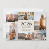 Modern Script 2026 Graduation  Einladung (Vorderseite)