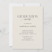 Modern Script 2026 Graduation Einladung (Rückseite)