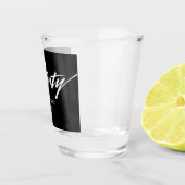 Modern Script 30. Geburtstag Party Schnapsglas (Rechts)