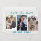Modern Script 3 Fotovorlagen Save the Date (Vorderseite)