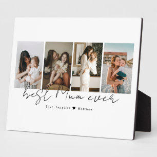 Modern Script Beste Mutter Aller Zeiten 4 Fotos, M Fotoplatte