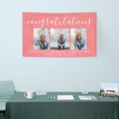Modern Script Calligraphy 3 Foto Abschluss Banne Banner (Messeveranstaltung)