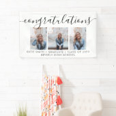 Modern Script Calligraphy 3 Foto Abschluss Banner (Insitu)