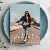 Modern Script College Graduate Ankündigung