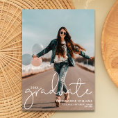 Modern Script College Graduate Ankündigung