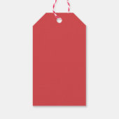 Modern Script Coquette Bow Bachelorette Thank You Geschenkanhänger (Rückseite)