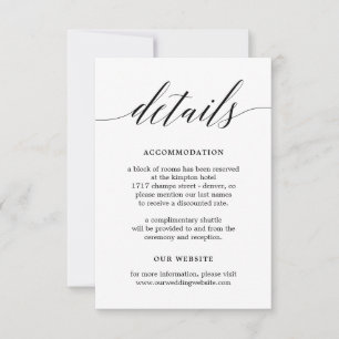 Modern Script EDITABLE FARBDetails Card MSC Dankeskarte