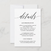 Modern Script EDITABLE FARBDetails Card MSC Dankeskarte (Vorderseite)