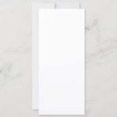 Modern Script Elegant Photo Booth Bookmark Wedding Save The Date (Rückseite)