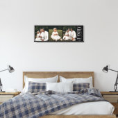 Modern Script Family Custom 3 Photos Name  Leinwanddruck (Insitu (Schlafzimmer))