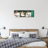 Modern Script Family Custom 3 Photos Name  Leinwanddruck (Insitu (Schlafzimmer))