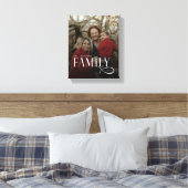 Modern Script Family Custom Photo Name  Leinwanddruck (Insitu (Schlafzimmer))