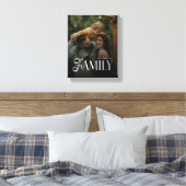 Modern Script Family Custom Photo Name  Leinwanddruck (Insitu (Schlafzimmer))