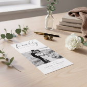 Modern Script Finally Bookmark Classic Photo Save Save The Date
