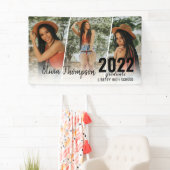 Modern Script Foto Collage White Abschluss Banner (Insitu)