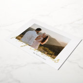 Modern Script Frohe Weihnachtsfoilkarte Folien Feiertagskarte (Gedreht)